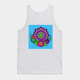 Floral Mandalas 208 (Style:22) Tank Top